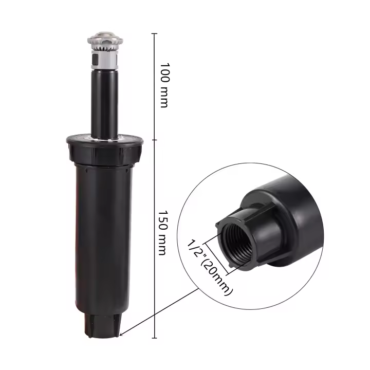 Aspersores de riego Pop-up de 360 grados, aspersor retráctil automático para césped, jardín, invernadero, campo de Golf, también - 1