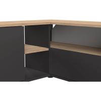 Roble negro y natural 90x90x45 cm - details 2