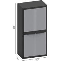 Armario de 2 puertas y 3 estantes internos. 68x37,5x163,5cm - details 18
