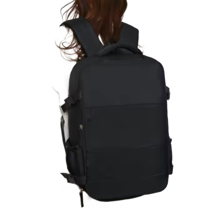 Mochila ligera de moda para mujer, mochila escolar portátil informal para estudiantes, mochila de viaje impermeable de color sólido para ordenador portátil, mochila de negocios - 1
