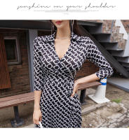 Vestido de noche Vintage para mujer, traje largo ajustado, estampado Y2K, informal, para fiesta y playa, Verano - details 73