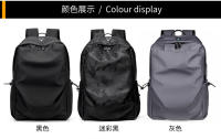 Mochila resistente al desgaste para viajeros, mochila informal de tela Oxford, mochila curva impermeable neutra para estudiantes de secundaria - details 24