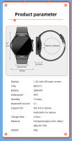 Reloj Inteligente Android iOS ECG, Detección de Enfermedades, Medición de Glucosa al Instante, Seguimiento del Periodo, Pulsómetro, Monitor de Sueño - details 20
