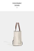 Nuevos bolsos de mujer de gran capacidad con diseño en contraste, bolsos de hombro con empalme casual y versátil, bolsas de mensajero de lona. - details 7