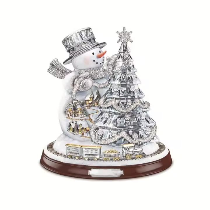 Pegatinas de Ventana de Navidad 2024 Campana de Navelganta Pino de PVC Autoadhesiva - 1