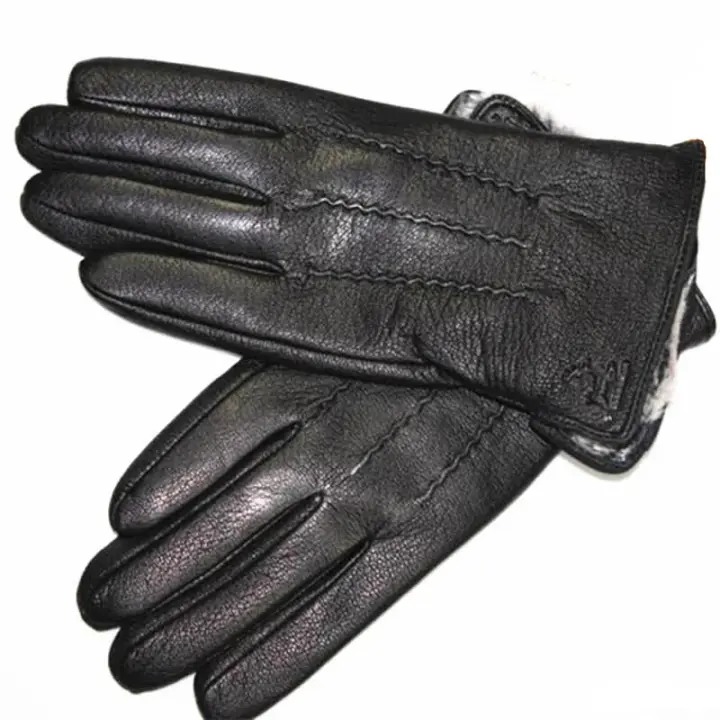 Piel de ciervo de avena para hombre l con un nuevo linin, en wmth enin para invierno, torcycle, a - 1
