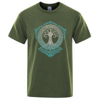 Yggdrasil Camiseta con Diseño de Árbol del Mundo para Hombre, Camisa con Patrón Estampado, Mitología Nórdica, Odin Aesir, Prenda de Marca de Moda, Verano, 2022 - details 8