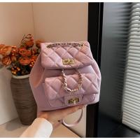Mochila de mujer con cadena de rombos 2025 nueva mochila versátil de moda de primavera mini mochila - details 58