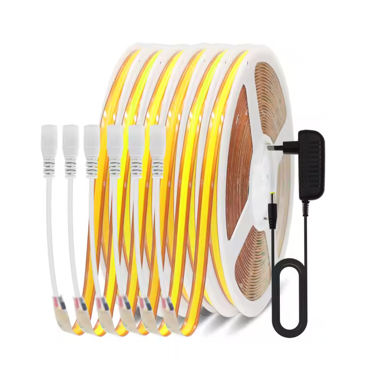 GAHADA Tira de LED COB 12V 24V, Cortable, 528LEDs/m, Iluminación Lineal de PCB de 8mm para Lightbox DIY - 1