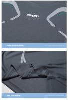 Ropa deportiva de verano de los hombres de fitness camiseta de manga corta ropa de secado rápido de los hombres corriendo suelta ropa deportiva casual - details 15