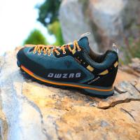Zapatos de senderismo para hombre, calzado de cuero para deportes al aire libre, senderismo y caza, transpirable, impermeable, antideslizante - details 11
