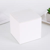 Caja de Papel Kraft para embalaje de 20 piezas, caja cuadrada de cartón blanco para joyería, Dulces, galletas, fiesta de cumpleaños, decoración de boda - details 5