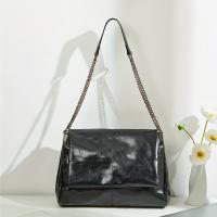 ANNMUU Bolso bandolera ajustable de gran capacidad para mujer con correa de cadena desmontable, bolso de hombro con cierre magnético para ir al trabajo, ir de compras y uso diario - Blanco/Negro - details 6