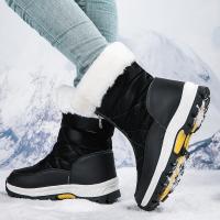Botas de nieve para mujer, zapatos cálidos de invierno a la moda, botas martin cortas para exteriores - details 5