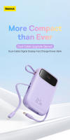 Baseus Q Power Bank Carga Rápida de 22.5W Capacidad de Batería de 20000mAh Diseño Compacto - details 0