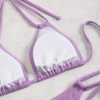 Subsistema especializado para mujer con bikini traje de baño sexy de color sólido para mujer - details 9