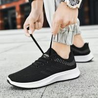 2025 zapatos para hombre, zapatillas informales sin cordones a la moda, zapatillas transpirables para correr, zapatillas de tenis de entrenamiento para caminar al aire libre - details 6