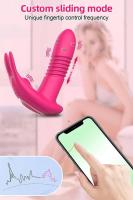Vibrador giratorio de empuje con Bluetooth para mujer, consolador telescópico con aplicación, Control remoto, masaje de punto G, estimulador de clítoris, Juguetes sexuales - details 11