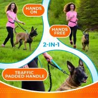 Correa Doble para Perros Mango Acolchado Correa de Entrenamiento para Perros Grande y Mediano - details 6