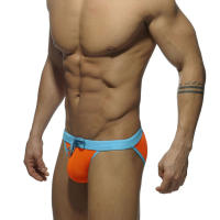 Calzoncillos de baño triangulares para hombre, bañador Sexy, pantalones cortos de playa, bañador Sexy, Bañador estampado para surf - details 6