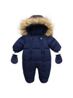 Pijamas calientes y gruesos para bebés, abrigos de lana con capucha interior, abrigos para niños y niñas, recién nacidos - details 21