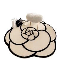 Alfombra redonda irregular para sala de estar, sala de estar, dormitorio, dormitorio, manta, mesita de noche, armario, estudio, silla giratoria, silla giratoria, alfombra - details 0