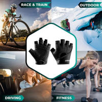 Tcare Guantes de Ciclismo Guantes de Entrenamiento de Gimnasio para Ciclismo de Carretera y Montaña - details 9