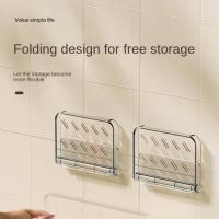 Bandeja plegable, estante de pared, placa plegable, soporte para teléfono, soporte para papel de cocina, sin perforaciones, ahorro de espacio, estante montado en la pared para dormitorio - details 3