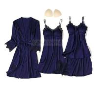 Conjunto de mujer y encaje, pijama de verano con pantalón, ropa casual para el hogar, bata estilo kimono, PJS - details 10