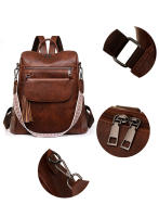 Mochila de cuero para mujer, diseño de moda, bolsos de hombro para mujer, mochila de viaje - details 10