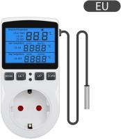 Controlador de temperatura de 3680 W, termostato digital con retroiluminación LCD, modo de control de calefacción y refrigeración, temporizador enchufable UE - details 0