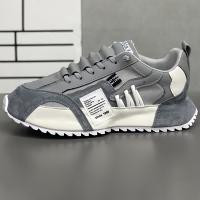 Zapatos cómodos de plataforma de moda para caminar al aire libre, trotar, acampar, zapatillas de deporte con cordones para hombres para todas las estaciones - details 7