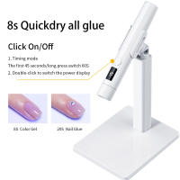 Mini lámpara portátil de mano con luz LED UV, recargable por USB, secador de secado rápido para curado de esmalte de uñas de Gel - details 4