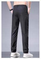 Pantalones de Seda de Hielo de Verano Cintura Elástica Recta Transpirables para Hombres - details 9