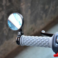 Universal Motorcycle Bar End Mirrors Motorcycle Rear View Side Mirrors For CFmoto clx 700 Xmax Vespa gts Z900RS Svartpilen 401 - details 5