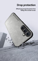 KEYSION PU Cuero Samsung S25 Ultra, 5G, S25+ Plus, Silicona Suave + PC, Funda de Teléfono a Prueba de Golpes para Galaxy S24 FE - details 6