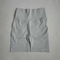 Yoga mujeres sin costuras gimnasio entrenamiento cintura alta Push Up Fiess deportes ciclismo pantalones cortos - details 3