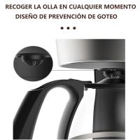 Cafetera eléctrica de gran capacidad de 750 ml, cafetera de infusión, cafetera de 6 tazas/cafetera adecuada para el hogar, la oficina y los viajes - details 2
