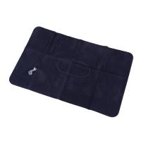 Cojín de asiento inflable de 2 piezas, almohada de viaje para dormir, soporte para la cabeza en el coche, azul profundo, 38x24cm - details 2