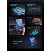 Baseus Soporte para teléfono de coche, ventilación de aire universal para iPhone y Xiaomi, soporte con clip - details 1