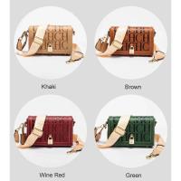 CH Fashion Design 2024 Nuevo modelo de cabeza impresa en color sólido Accesorios de metal Hebilla Bolso de hombro para mujer Marca Mochila de lujo de alta gama - details 2