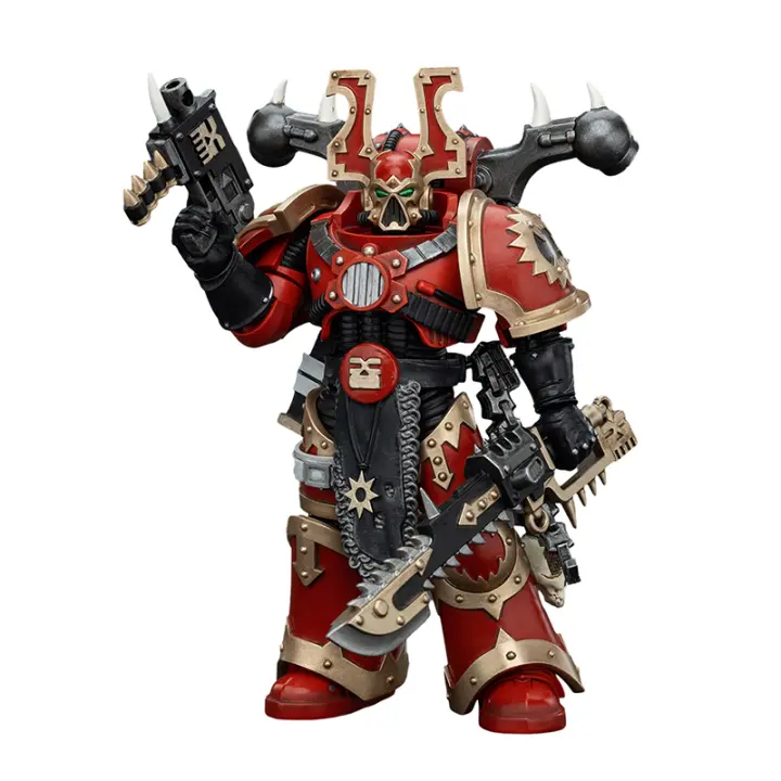 JOYTOY 1/18 figura de acción 40K World Eaters Khorne Berzerker 1 modelo militar de Anime - 1