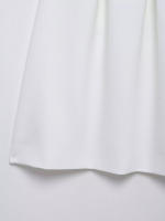 TRAFZA mujeres verano High Street sólido sin mangas Mini vestido ancho Swing decoración cremallera mujeres moda cuello pico Sling vestidos - details 5