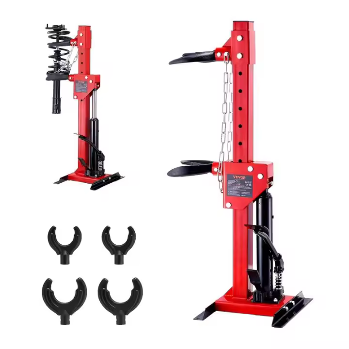 Compresor de resorte de puntal hidráulico VEVOR: capacidad de gato de 4,5 toneladas/9920 LBS, fuerza de compresión nominal de 1 tonelada, herramienta de bobina automática para - 1