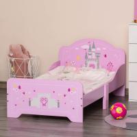 Cama Infantil de Madera +3 Años 143x73x60 cm Carga Máx. 50kg Protección con Barrieras - details 1