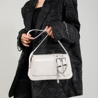 Bolso Cruzado Retro de Cadena Monedero de Antiguo Estilo para Mujeres con Múltiples Compartimentos, Cierre Magnético, Forro de Poliéster, Bolso Cruzado Casual Negro/Marrón/Blanco/Rojo/Café - details 7