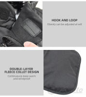 MJMOTO invierno cálido motocicleta cuello pecho bufanda máscara impermeable Moto bufanda cálida pasamontañas Moto cuello más cálido capa hombres mujeres - details 15