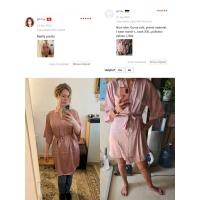 Bata de satén para mujer, lencería íntima, ropa de dormir sedosa, regalo de boda nupcial, bata de baño tipo kimono informal, camisón Sexy - details 25