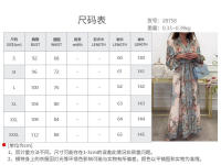 Vestido de primavera estilo palacio estampado de manga larga con cuello en V y temperamento para mujer 2025 con gran exhibición - details 3