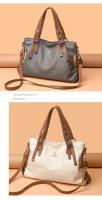 Bolsos De cuero suave para mujer, bolso de hombro Vintage, bolso de diseñador de lujo, monedero de gran capacidad, nuevas marcas - details 9